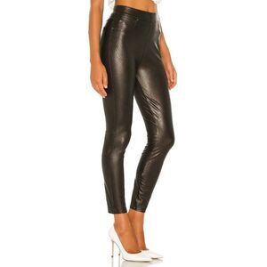 Spanx Like Leather Skinny Pants Classic Black Size XS 20475R Revolve Pull On